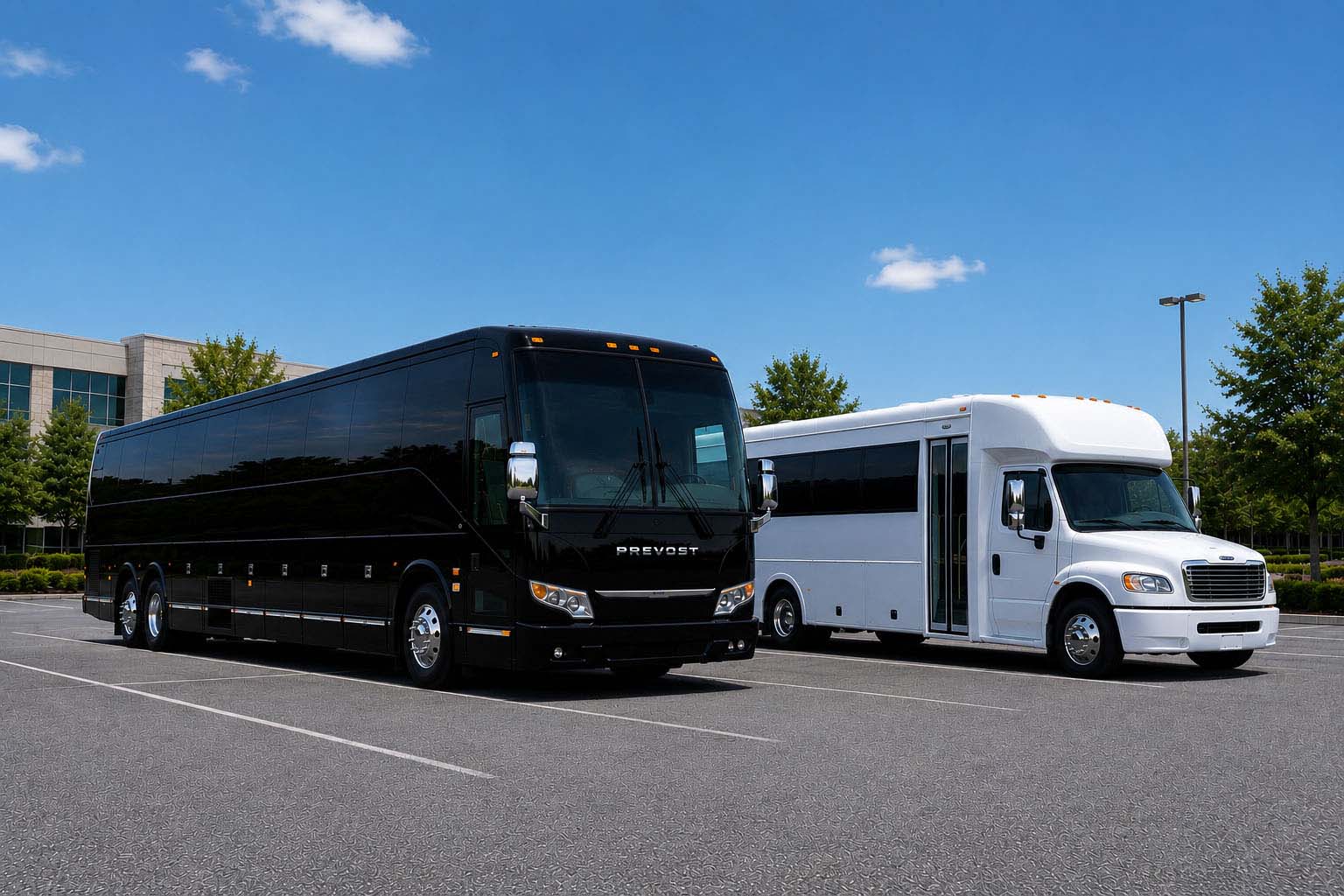 Charter bus rental in Brockton, MA