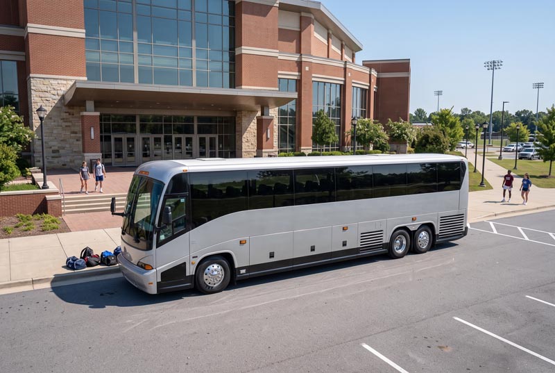 Sports Team Charter Bus Rentals in Brockton, MA
